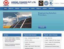 Tablet Screenshot of grenelpowers.com